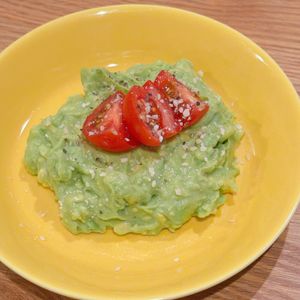 ミルクの作ってみた!投稿(【ふふおつまみ♡すぐ!!ワカモレ風】休日前夜はこれが最高♪)