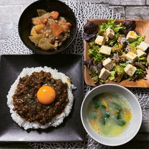 リアの作ってみた!投稿(簡単コク深！なすとひき肉のキーマカレー)