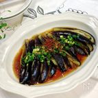 あと1品に！レンチンで【簡単・時短】蒸しなすの中華風
