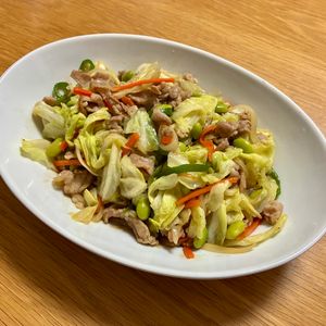 Nao★彡の作ってみた!投稿(お弁当屋さんの肉野菜炒め【#ほっと◯っと風 #野菜たっぷり】)