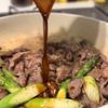 やみつきご飯泥棒★【牛肉とアスパラの黒胡椒炒め】の工程3