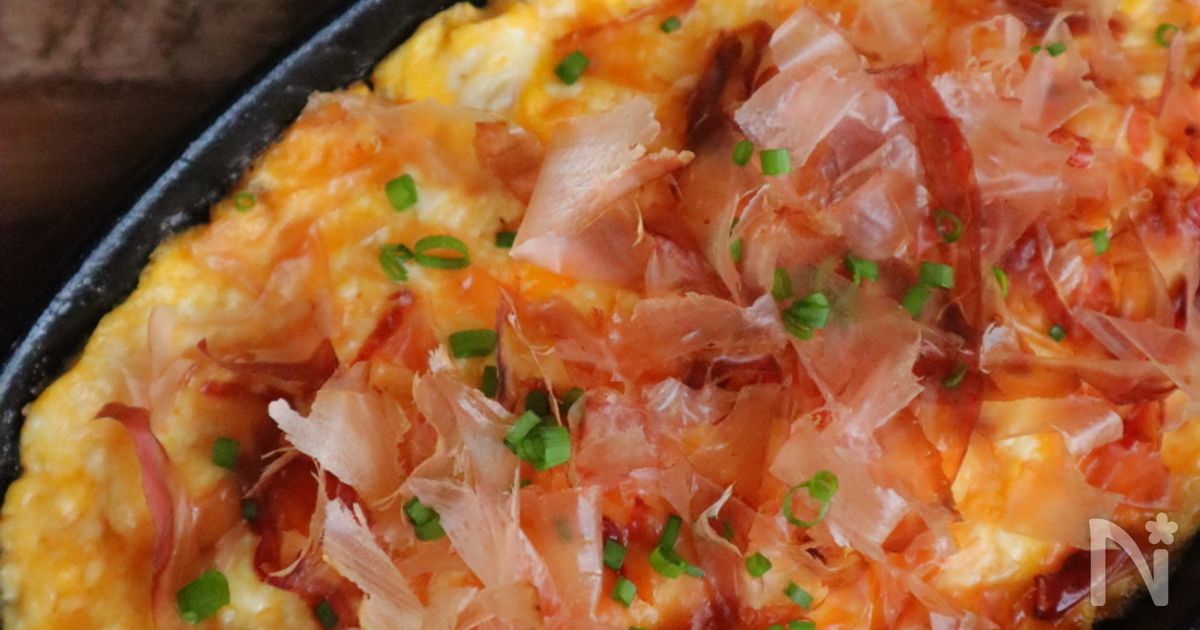 豆腐のとろとろ鉄板焼き