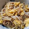 Maiの作ってみた!投稿(シャキシャキもやしと卵の《甘辛♡そぼろ炒め》)