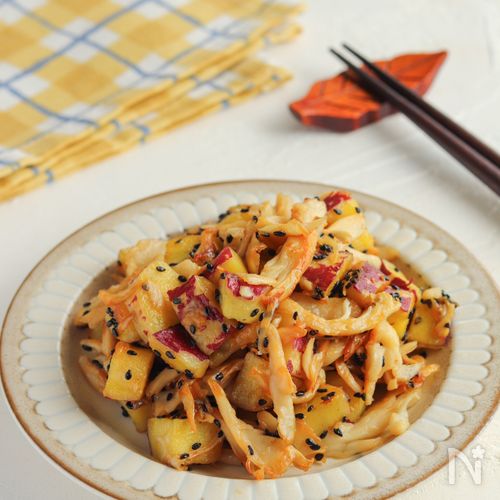 コクうま!舞茸とさつまいものみりん醤油