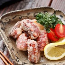 居酒屋風♡タコのめんつゆ唐揚げ【#おつまみ#揚げない】