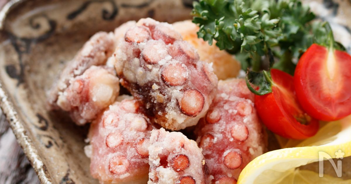 居酒屋風 タコのめんつゆ唐揚げ おつまみ 揚げない By ｙｕｕ レシピサイト Nadia ナディア プロの料理家のおいしいレシピ