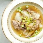 ほっ♪牛肉と大根のうま塩スープ