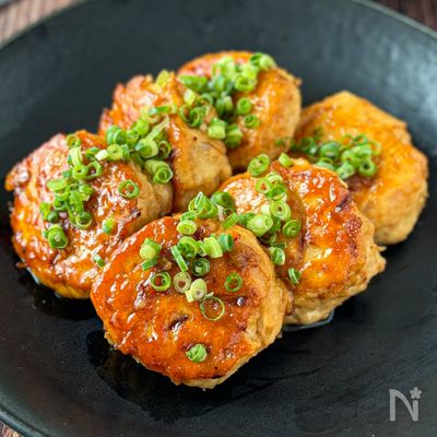 【もやしのふわふわつくね】ワンパンで出来るヘルシーつくね♪