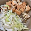 【イカと絹揚げのガーリックオイコチュ炒め】美味しすぎるー！！の工程1