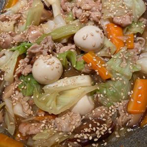 bo-zu3の作ってみた!投稿(【豚こまキャベツの中華丼】キャベツがシャキッとおいしい♪)