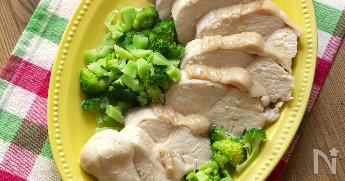 調味料ひとつ！鶏むね肉ブロッコリーの旨だれダイエット作り置き