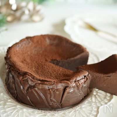 低糖質！　簡単生チョコチーズケーキ　生クリーム不使用！