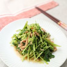 豆苗のツナ和え