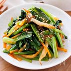 『小松菜ときのこのにんにく醤油和え』パパッと10分副菜☆