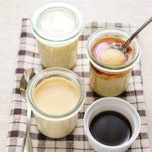 ゼラチンで作るなめらかプリン
