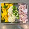 レンジで簡単【鶏とかぼちゃの甘辛照り炒め風】ご飯が進む♡の下準備