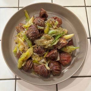 mi-koの作ってみた!投稿(［ネギだく砂肝］とろコリうま♡日本酒やビール必須のおつまみ)