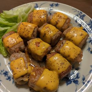 たりおの作ってみた!投稿(チーズのせ【厚揚げの肉巻き】)