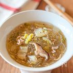 旨みしみしみ！【白菜と春雨の中華スープ】