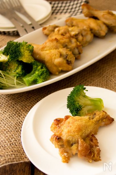 トースターで揚げないスパイシーフライドチキン
