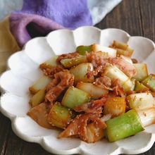 長ねぎと豚バラの甘辛炒め