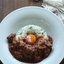 ルーから手作り！ハッシュ・ド・ビーフ
