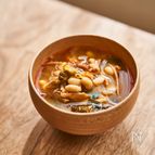 大豆とキムチのチゲスープ