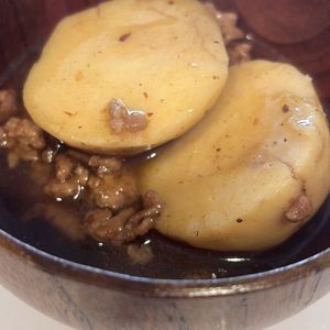 みづきてぃ。の作ってみた!投稿(ホクホクねっとり♪ご飯がすすむ♪『里芋の甘辛♡そぼろ煮』)