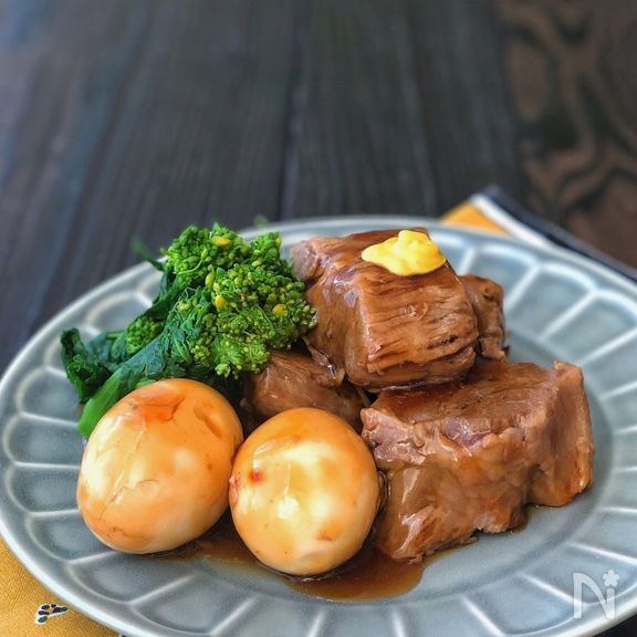 驚くほどやわらかい！＊豚肩ロースの角煮＊