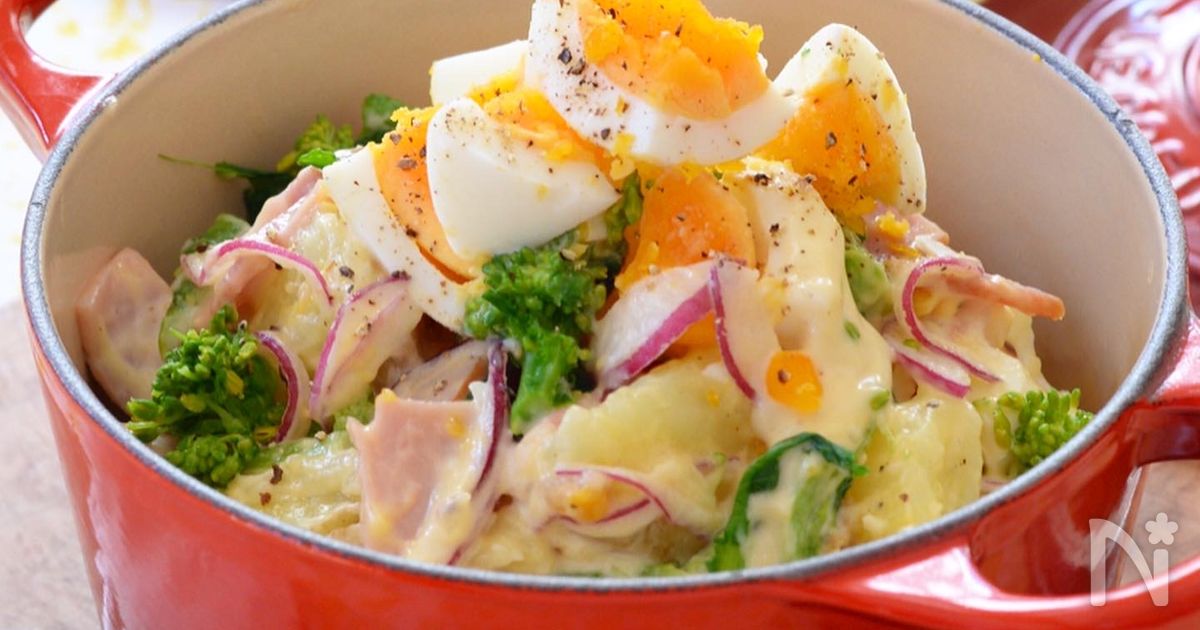 菜の花のポテトサラダ