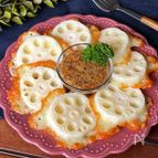 カリカリ羽根つきチーズが最高！「蓮根のトースター焼き」