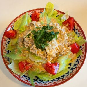 みわの作ってみた!投稿(【ごまだれ冷しゃぶサラダうどん】暑い日に嬉しい10分ごはん♩)