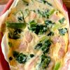 火を使わない! グラタン皿で簡単♪【餃子の皮キッシュ】の工程6