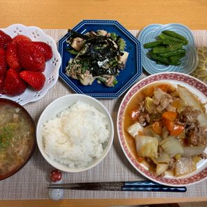 たぁプーの作ってみた!投稿(焼き厚揚げと菜の花の♪和風ツナマヨわさポン和え😘✨)
