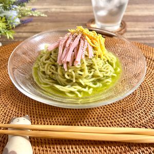 のりのり🐾🎀🤍の作ってみた!投稿(つるっと絶品！バジル和え麺)