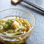ちゅるるんキュウリの素麺風