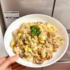 ケの作ってみた!投稿(【ねぎ塩豚カルビ炒飯】食材３つ☆男子が喜ぶ！)