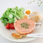 ＼1分で完成！／混ぜるだけ！簡単♡冷製豆乳トマトスープ