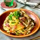 ガーリック香る【きのことベーコンの和風パスタ】