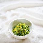 大根葉と柚子皮の浅漬け