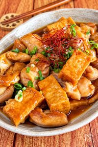 【麻婆風☆鶏もも厚揚げ】節約にも◎