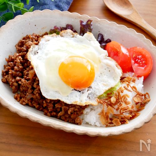【コネないロコモコ丼】簡単15分で満足ごはん！