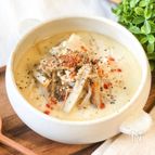 【ダイエット】レンチンだけで絶品に！鶏ごぼうの豆乳担々スープ