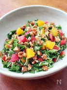 オレンジと水菜のチョップドサラダ