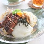 薬味たっぷり！うなぎ入り､スタミナそうめん