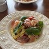 こむぎの作ってみた!投稿(トマトとモッツァレラのオーリオバジルのサラダパスタ)