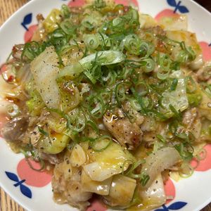 ゆくゆくの作ってみた!投稿(ワンパン10分！【豚こま肉と白菜の麻婆炒め】ご飯すすむ♩)