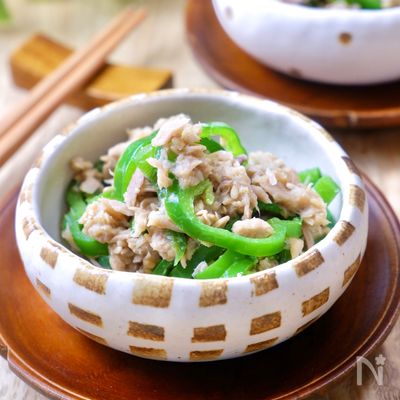 簡単すぐ出来る！無限ピーマン☆お通しや副菜に♪