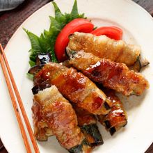 なすの豚しそ巻き〜しょうが照り焼き〜【#作り置き#お弁当】