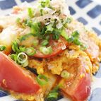 豚トマキムチの卵とじ